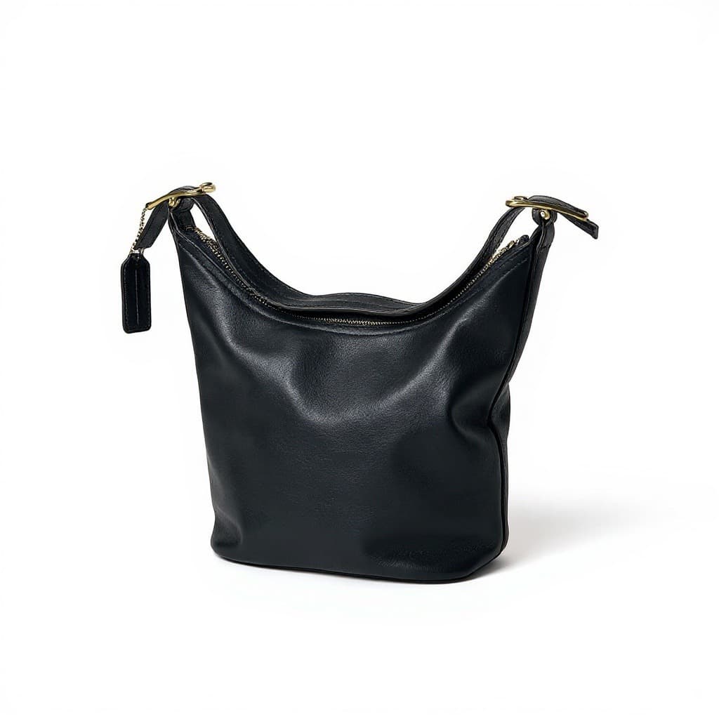 Vintage Coach Light Hobo leather Shoulder Bag, Style 4017, 1990
