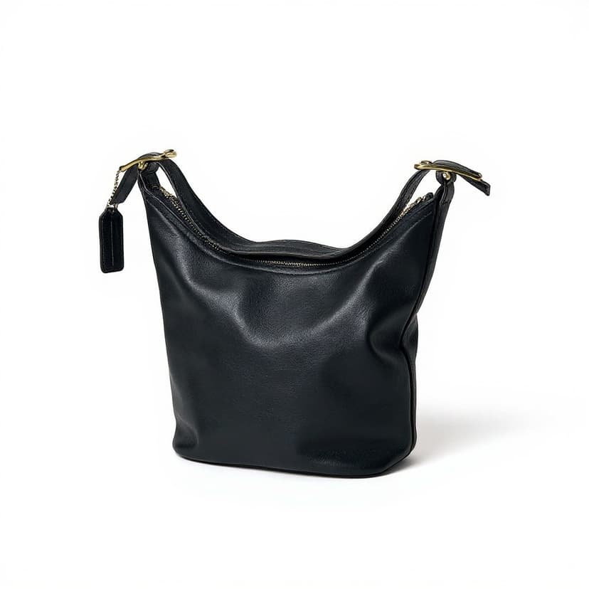 Vintage Coach Light Hobo leather Shoulder Bag, Style 4017, 1990