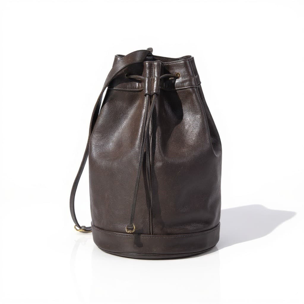 Vintage Coach Drawstring Sling leather Backpack, Style 4023, 1990