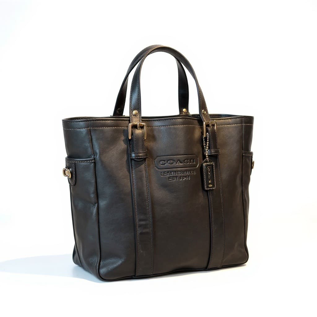 Vintage Coach Travel Tote leather Tote, Style 4085, 1988–1989