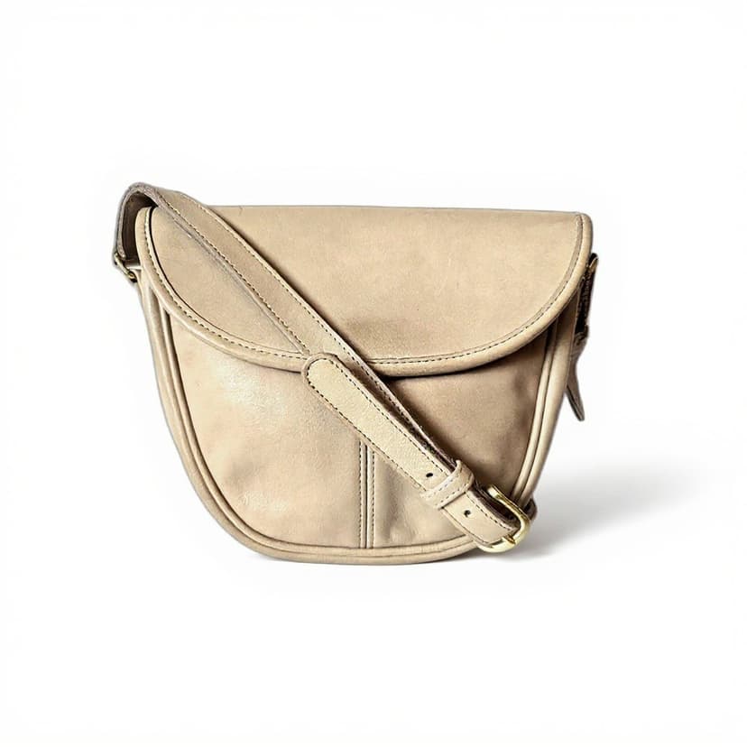 Vintage Coach Paris Bag leather Crossbody, Style 4100, 1989