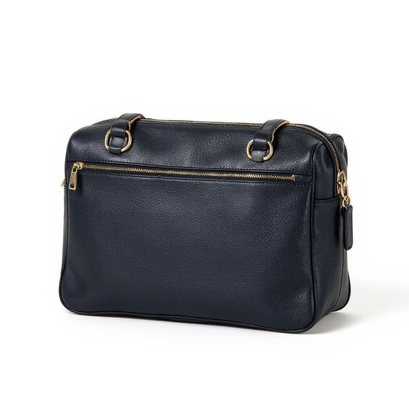Vintage Coach Tailored Pouch leather Crossbody, Style 4110, 1989–1990