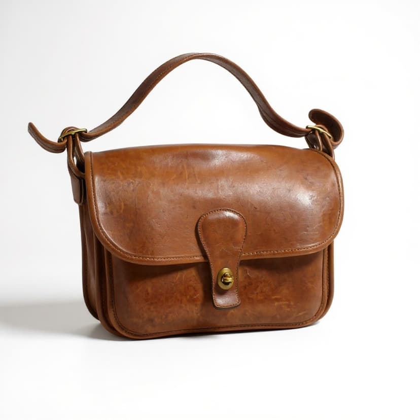 Vintage Coach Riverside Bag leather Shoulder Bag, Style 4118, 1992