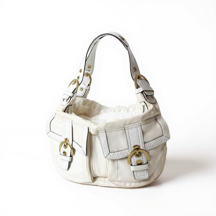 Vintage Coach Soho Large Hobo leather Shoulder Bag