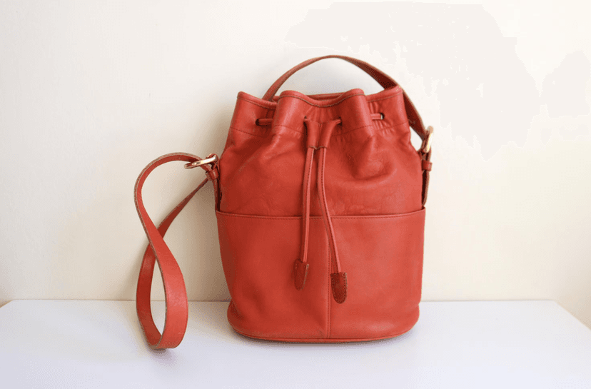 Vintage Coach Thompson Drawstring leather Bucket, Style 4151, 1995–1998