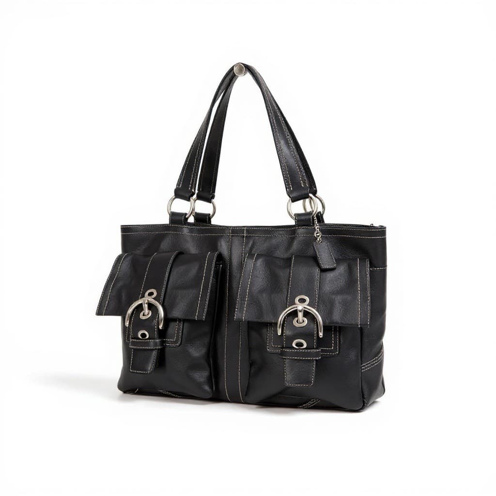 Vintage Coach Soho Zip Tote leather Tote, Style 4155, 1996–1997