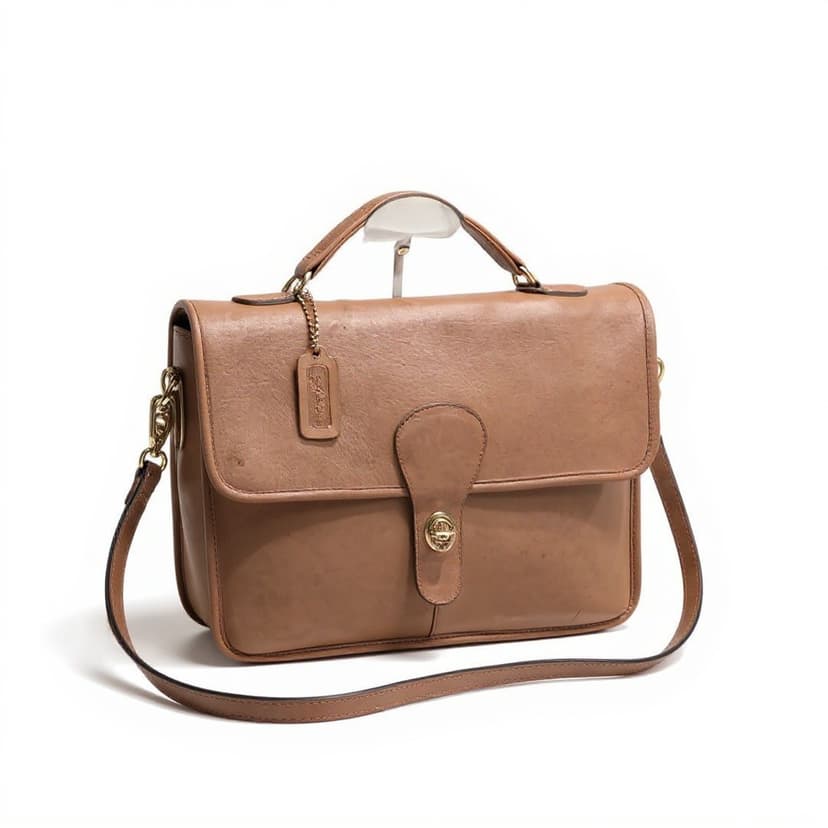 Vintage Coach Greenwich School Bag leather Messenger