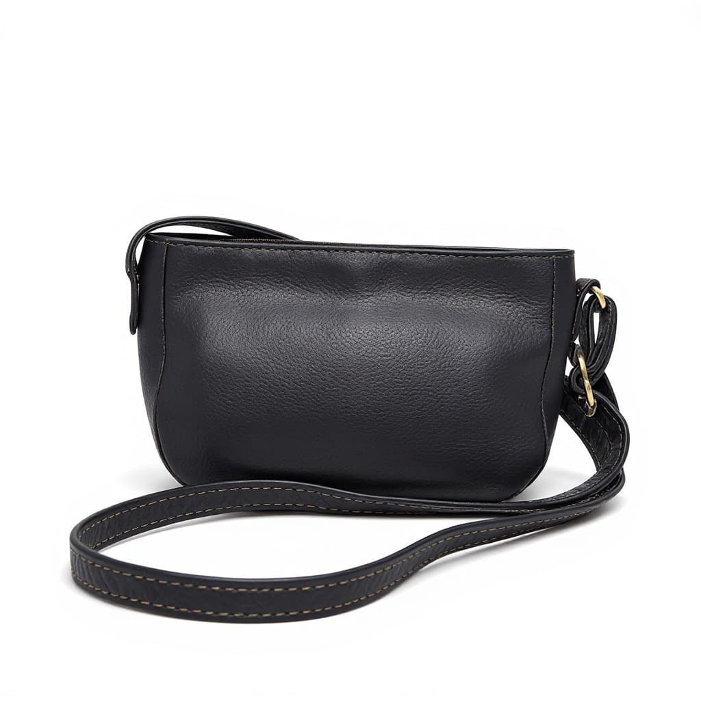 Vintage Coach Mini Zip Natural Grain leather Crossbody, Style 4313, 1997