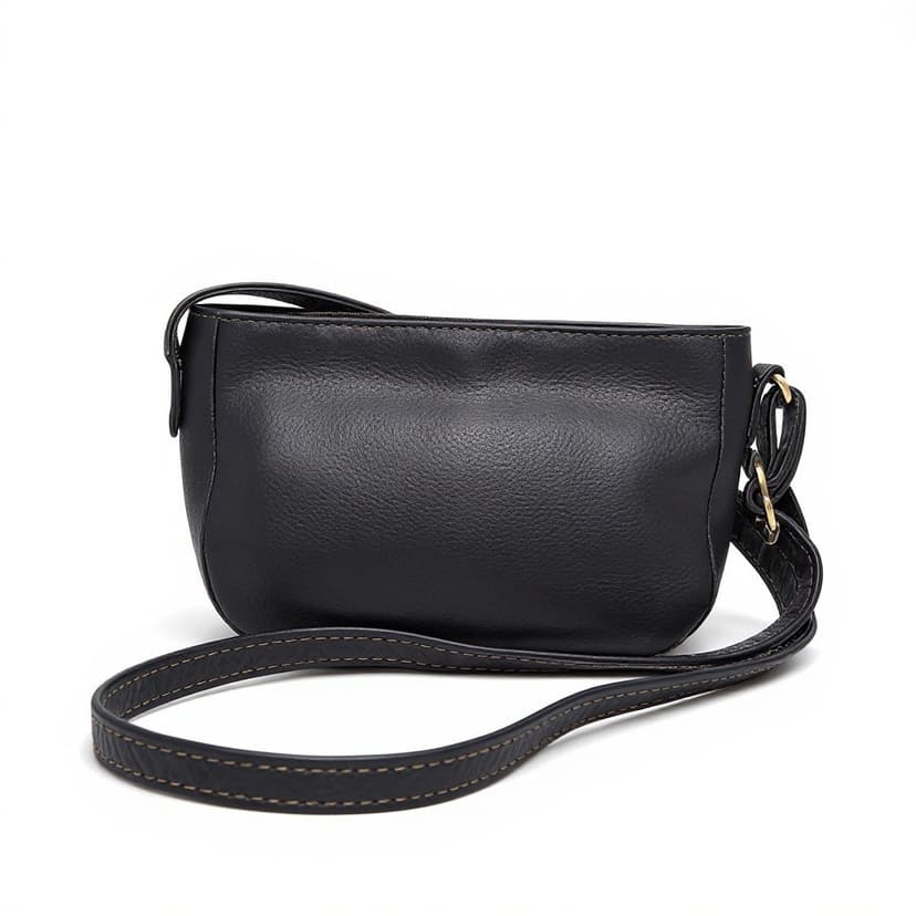Vintage Coach Mini Zip Natural Grain leather Crossbody, Style 4313, 1997