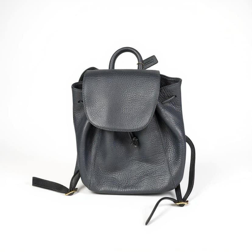 Vintage Coach Backpack Natural Grain leather Backpack, Style 4908, 1994–1995