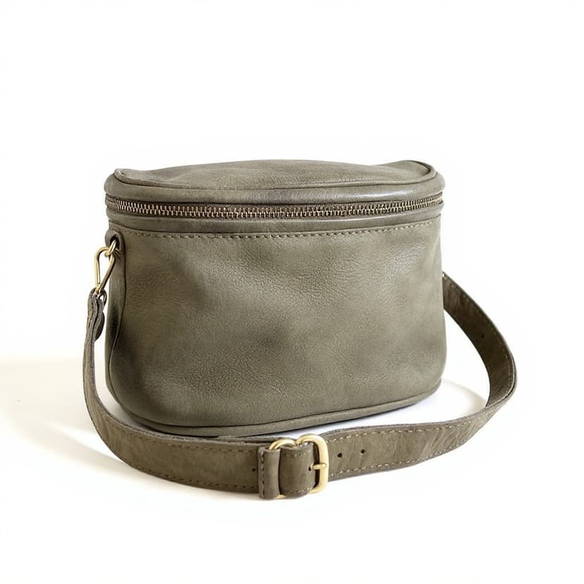 Vintage Coach Fishing Creel Nubuc leather Clutch/Pouch, Style 4937, 1995