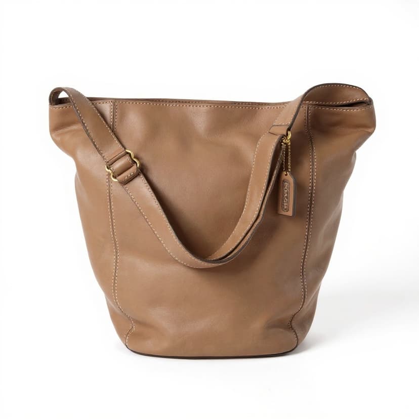 Vintage Coach Sonoma Soft Bucket Nubuc leather Bucket, Style 4957, 1997