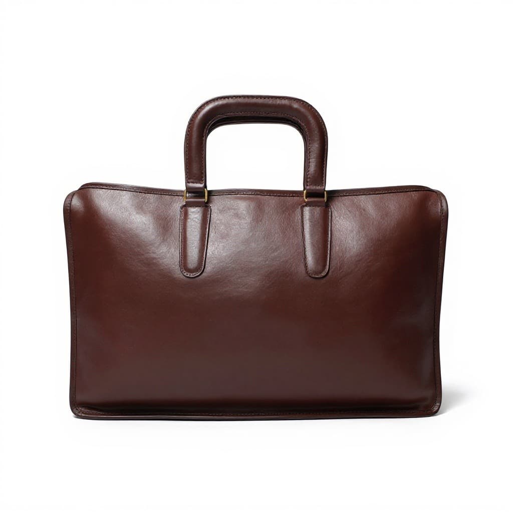 Vintage Coach Handle Portfolio leather Briefcase, Style 5050, 1976–1988