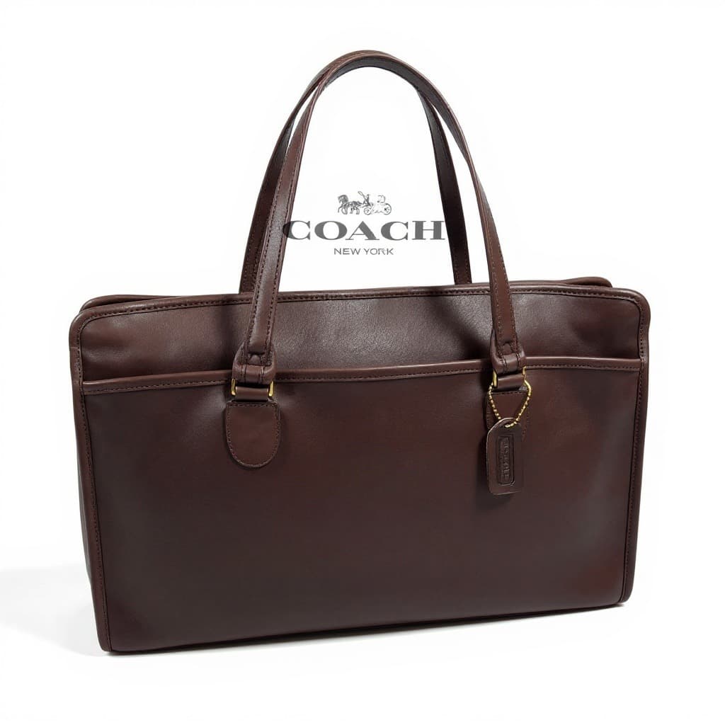 Vintage Coach Gramercy Brief leather Briefcase, Style 5092, 1991