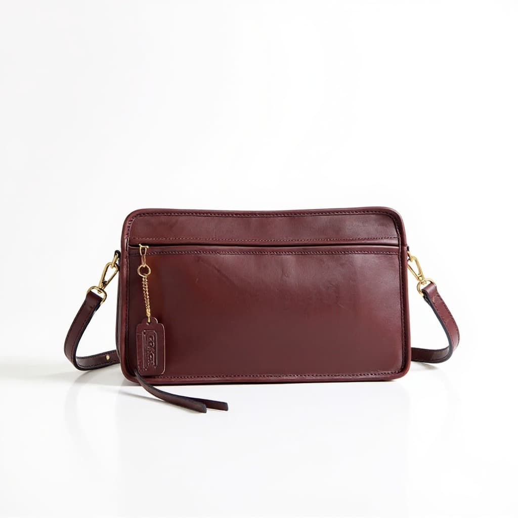 Vintage Coach Standard Clutch leather Clutch/Pouch, Style 5140, 1983–1985