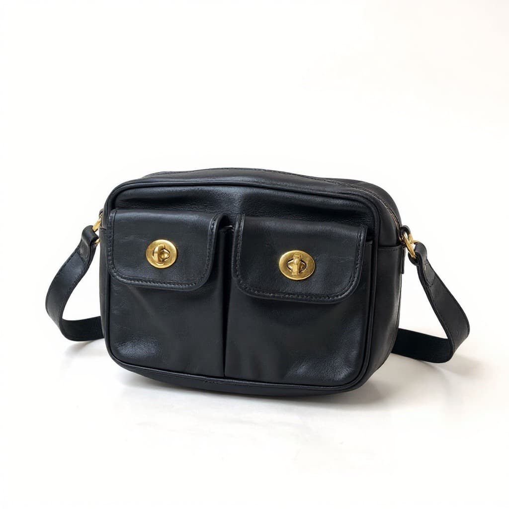 Vintage Coach Pocket Waist Pack leather Clutch/Pouch, Style 516, 1991–1993