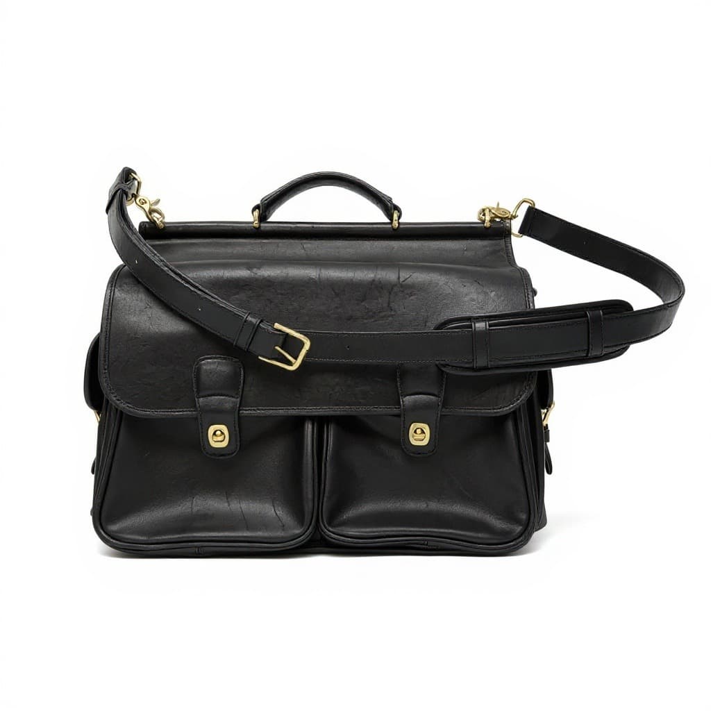 Vintage Coach Field Bag leather Messenger, Style 5281, 1995