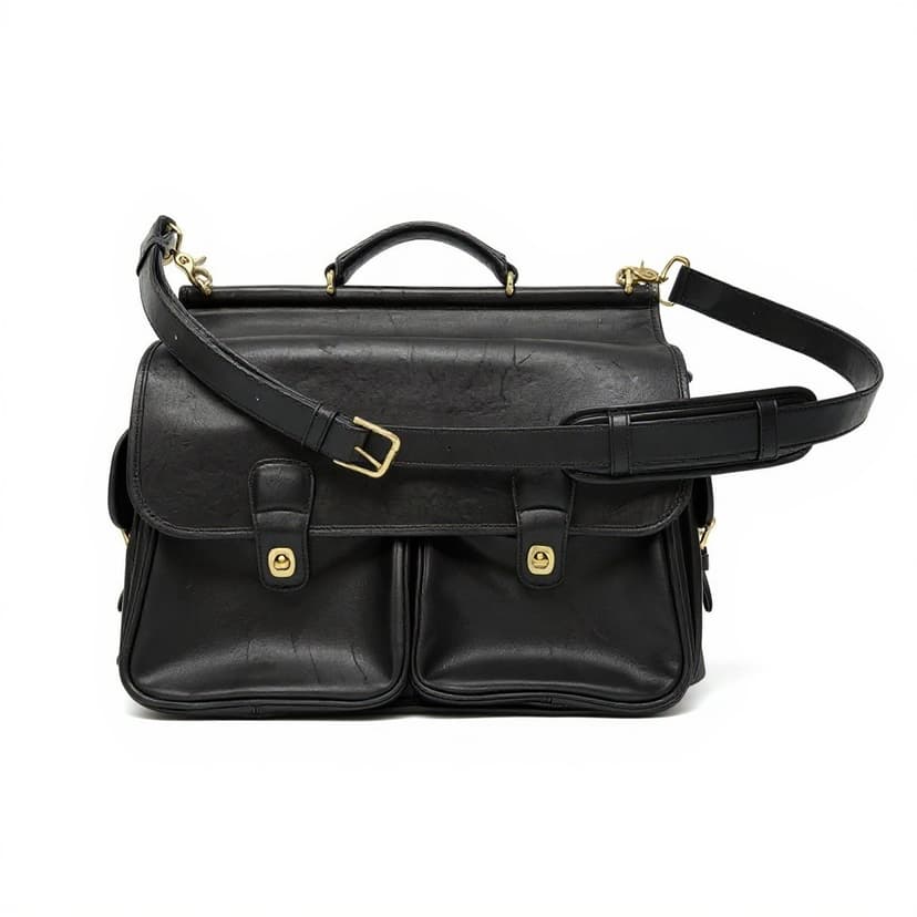 Vintage Coach Field Bag leather Messenger, Style 5281, 1995
