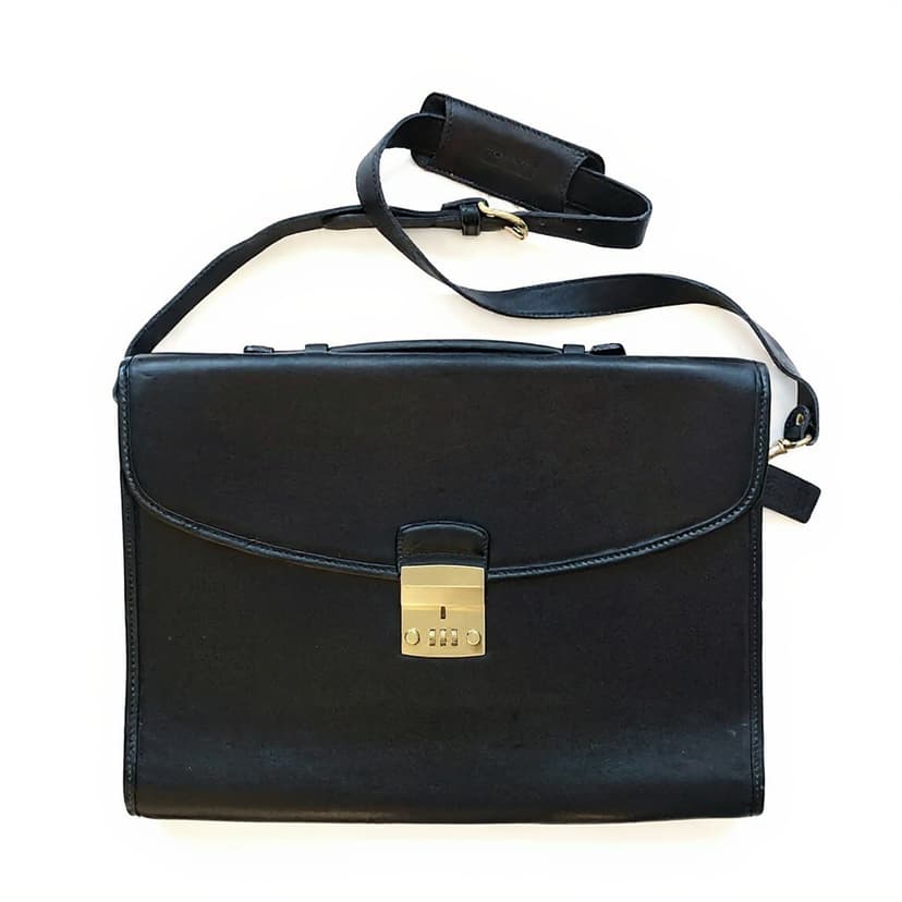 Vintage Coach Hamilton Portfolio leather Briefcase, Style 5358, 1994–1995