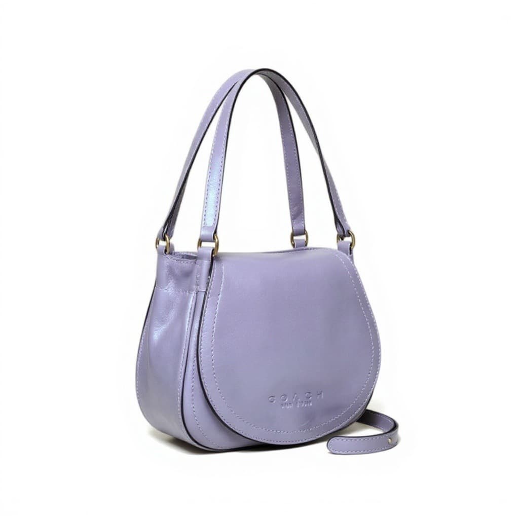 Vintage Coach Pearlized Party Bag leather Clutch/Pouch, Style 6106, 1998