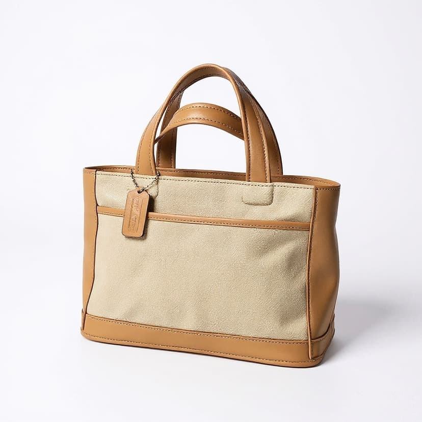 Vintage Coach Canvas Bleecker Satchel leather Satchel, Style 6121, 1999