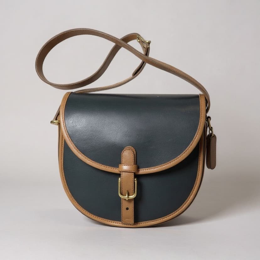 Vintage Coach Riding Bag Spectator leather Crossbody, Style 6750, 1989–1990