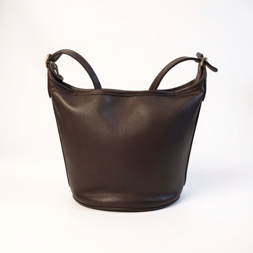 Vintage Coach Maggie Duffle leather Bucket, Style 9019, 1997–1998