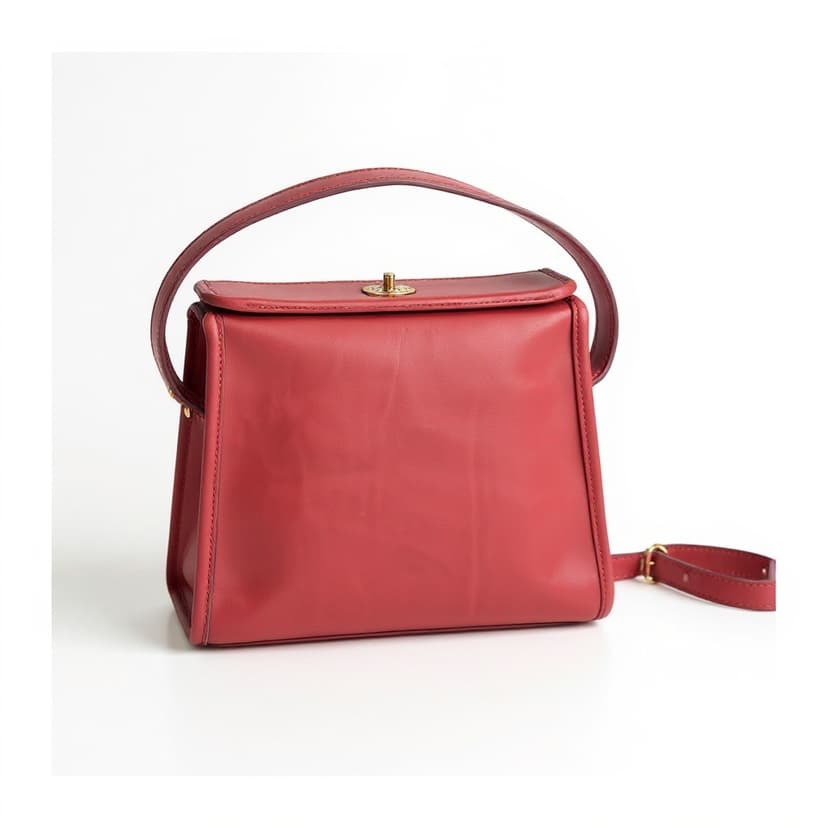 Vintage Coach Geometric Bag leather Shoulder Bag, Style 9043, 1997–1998