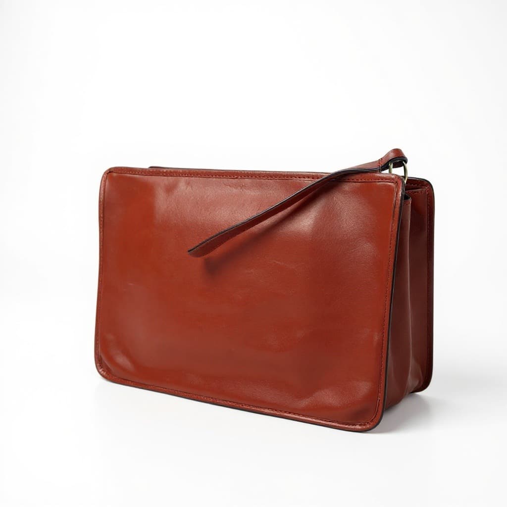 Vintage Coach Book Clutch leather Clutch/Pouch, Style 9470, 1975–1976