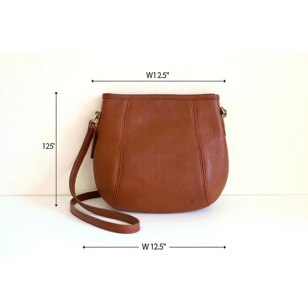 Vintage Coach Frame Pouch leather Clutch/Pouch, Style 9475, 1975–1976