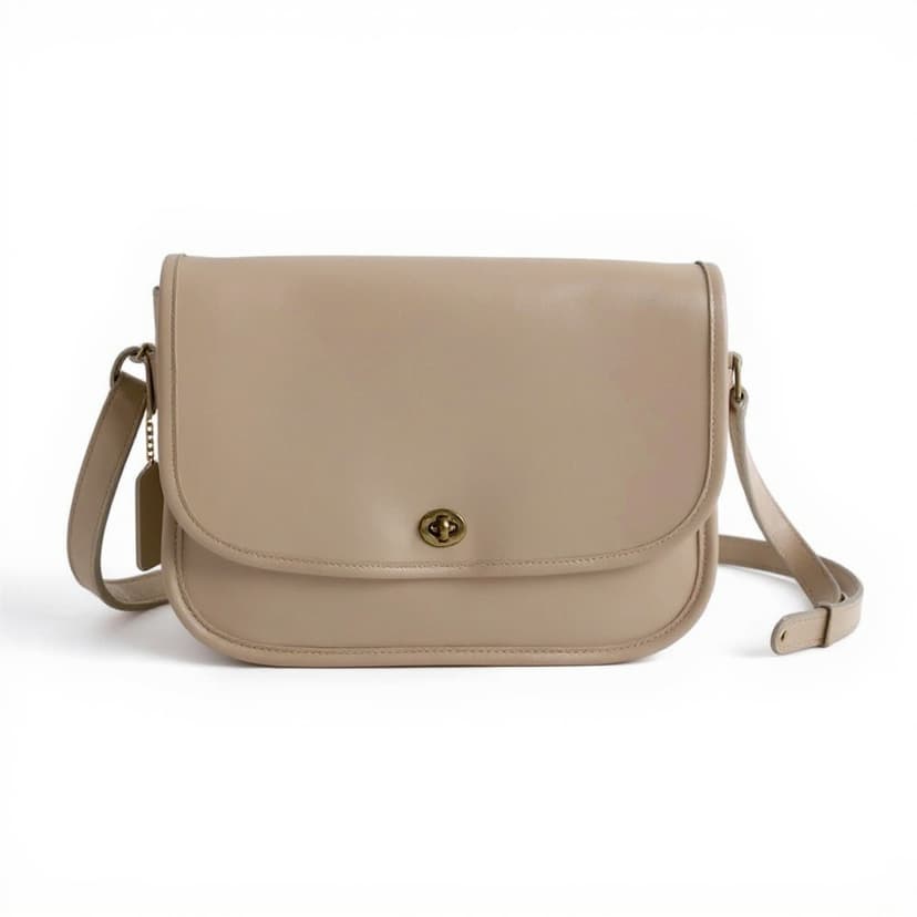 Vintage Coach City Bag leather Crossbody, Style 9790, 1987–1998