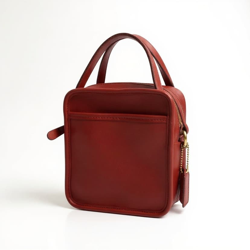 Vintage Coach Kit Bag leather Clutch/Pouch, Style 9973, 1995–1997